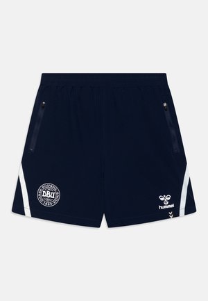 Hummel DENMARK DBU TRAVEL KIDS UNISEX - Športové šortky - marine