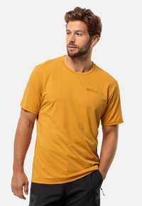 Jack Wolfskin DELGAMI S/S  - T-Shirt sport - curry