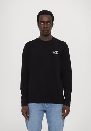 TRAIN CORE TEE - Majica z dolgimi rokavi - black