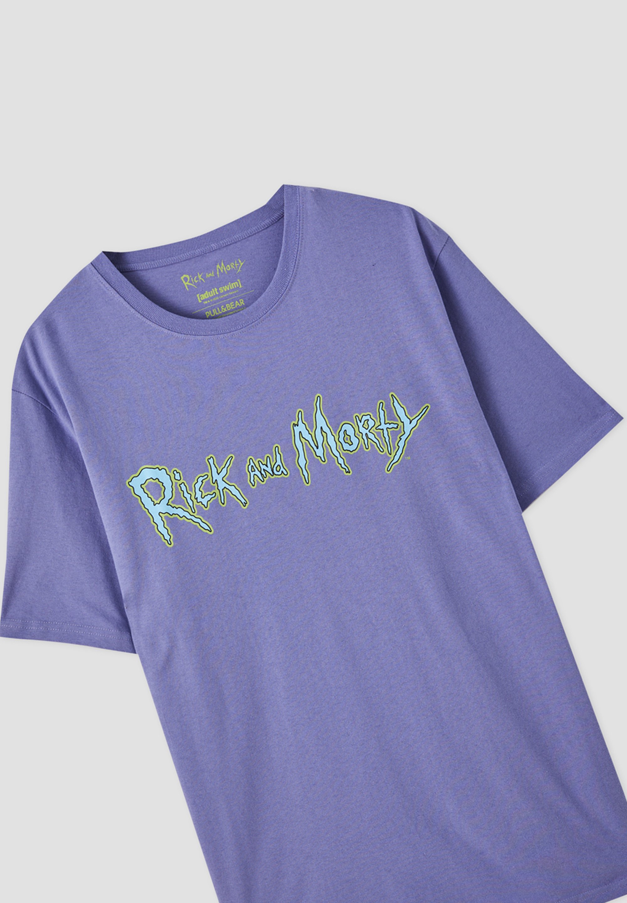 purple rick and morty shirt