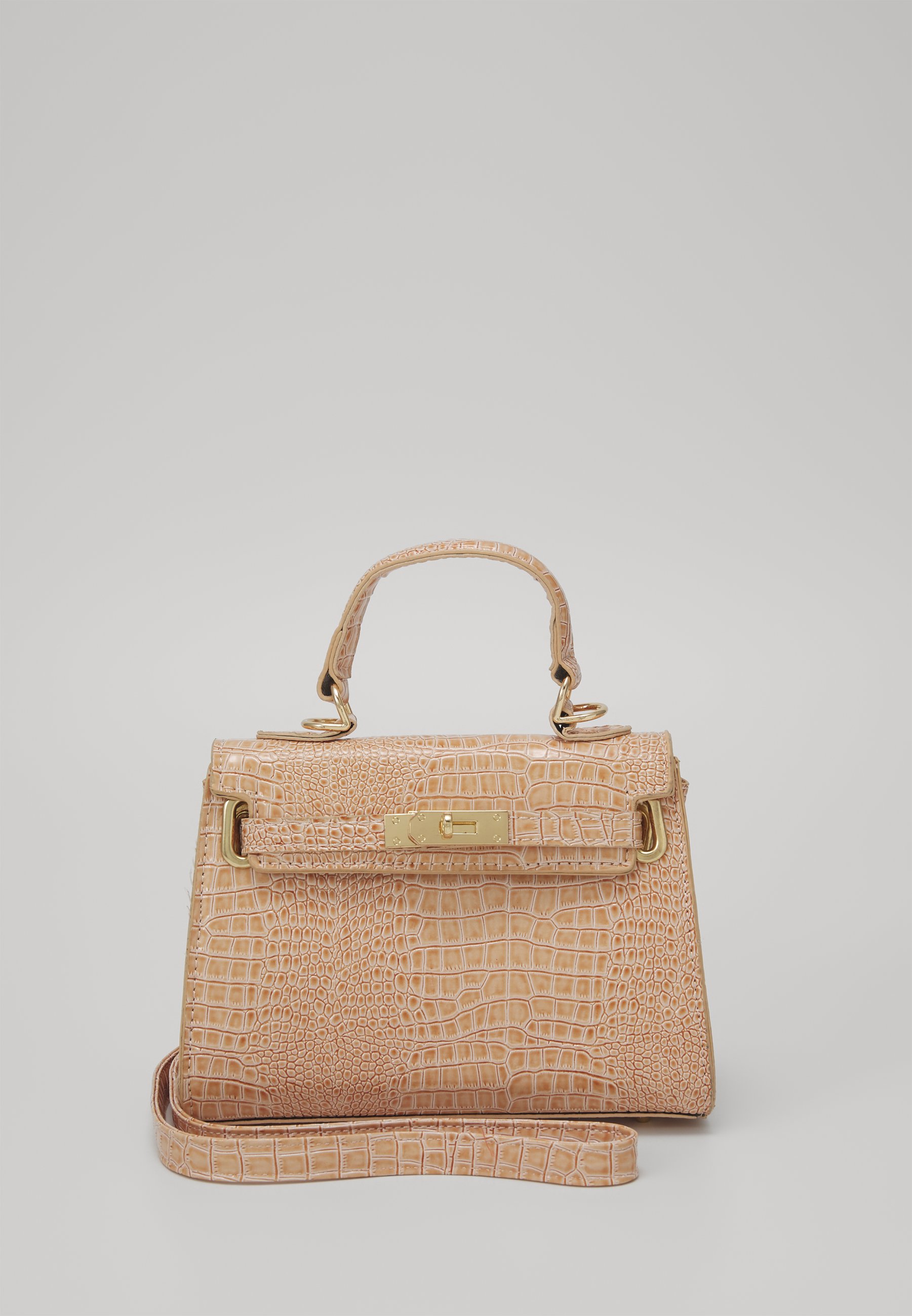 Missguided MINI CROC BAG Håndveske taupegråbrun Anna Field Håndveske taupegråbrun Zalando.no