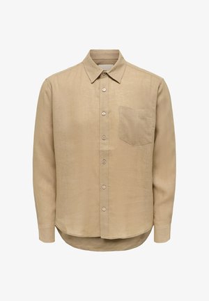 Only & Sons, ONSLAURENCE Linen - Hemd - chinchilla