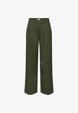 JDY, JDYRIVER HW WIDE PANT PNT NOOS - Pantalon classique - forest night