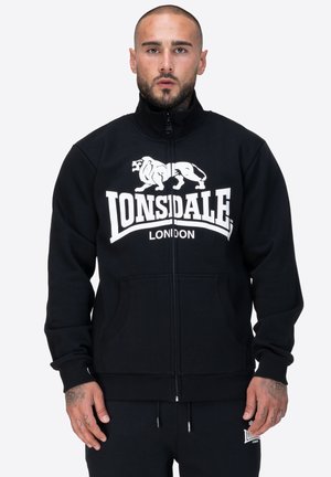 Sudadera con cremallera - black/white