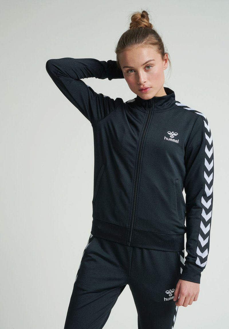 Hummel NELLY ZIP JACKET - Träningsjacka - black