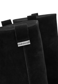 Woden Čižmy na platforme - black