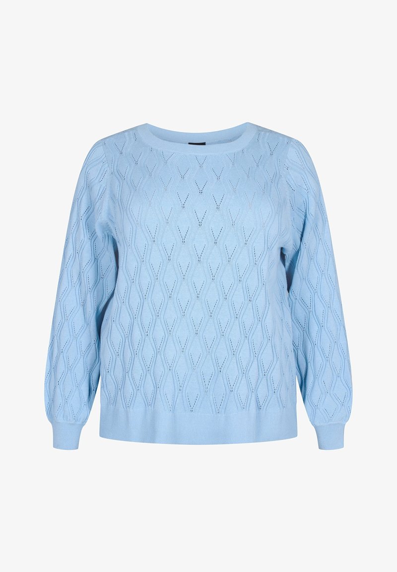 Zizzi Strickpullover - blue