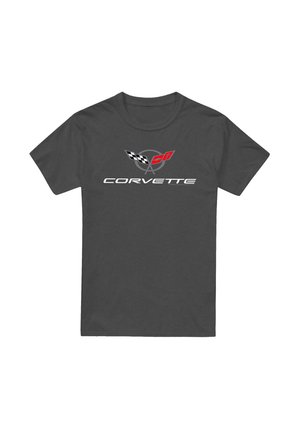 Print T-shirt - anthracite