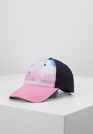 KIDS GIRL HORSE - Kšiltovka - navy/pink rose