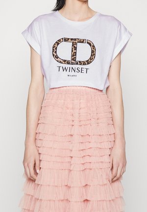 T-shirt print - white