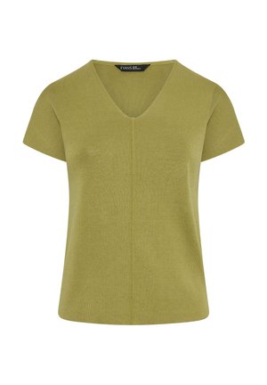 Evans, PLUS SIZE CASUAL TOPS - T-shirts basic - green