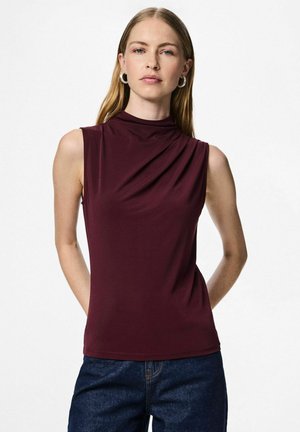 OHNE ÄRMEL PCMADISON DRAPIERTES - Linne - winetasting