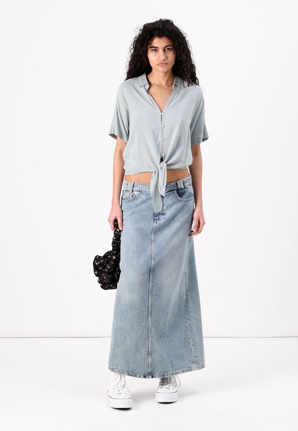 ONLNOVA LIFE KNOT SHIRT - Button-down blouse - abyss3