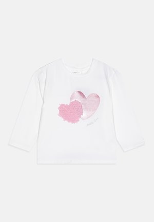 NMFSARAH  - Topper langermet - bright white