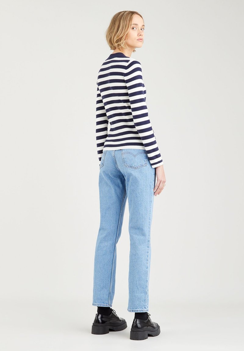 Felpa Levi's Donna Con Collo A Girocollo E Logo Batwing - Morbida Maglia A Coste