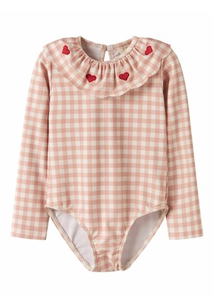 Lil' Atelier BADEANZUG STICKEREI-DETAIL - Plavky - misty rose