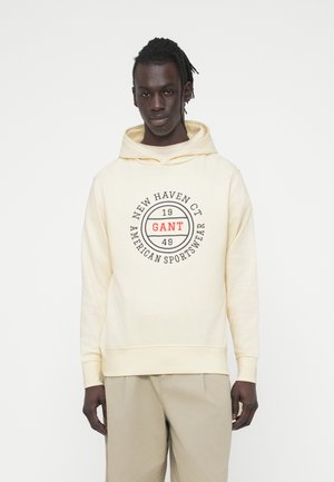 GRAPHIC - Mikina s kapucňou - cream