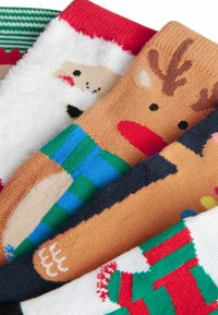 Next RICH CHRISTMAS  5 PACK  - REGULAR FIT - Calze - santa reindeer snowman