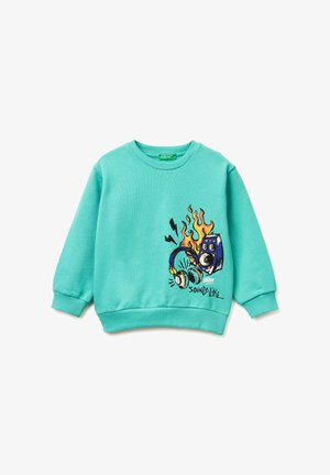 United Colors of Benetton WITH PRINT - Sweatshirt - green