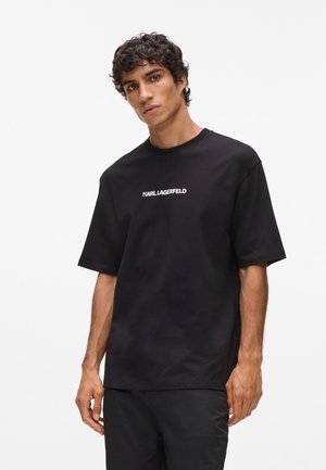 PORTRAIT - T-shirt con stampa - black