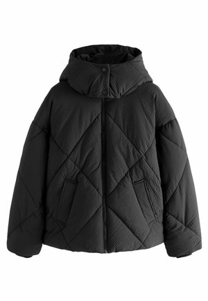 Next SHOWER RESISTANT TEXTURED PADDED  REGULAR FIT - Vinterjakker - black