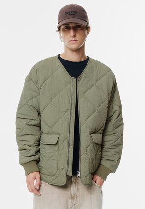 PADDED WITH POCKETS - Könnyű dzseki - green