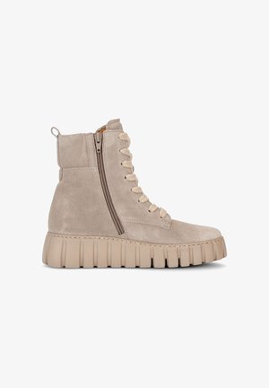 Gabor, GABOR PLATEAU STIEFELETTE - Keilstiefelette - kiesel