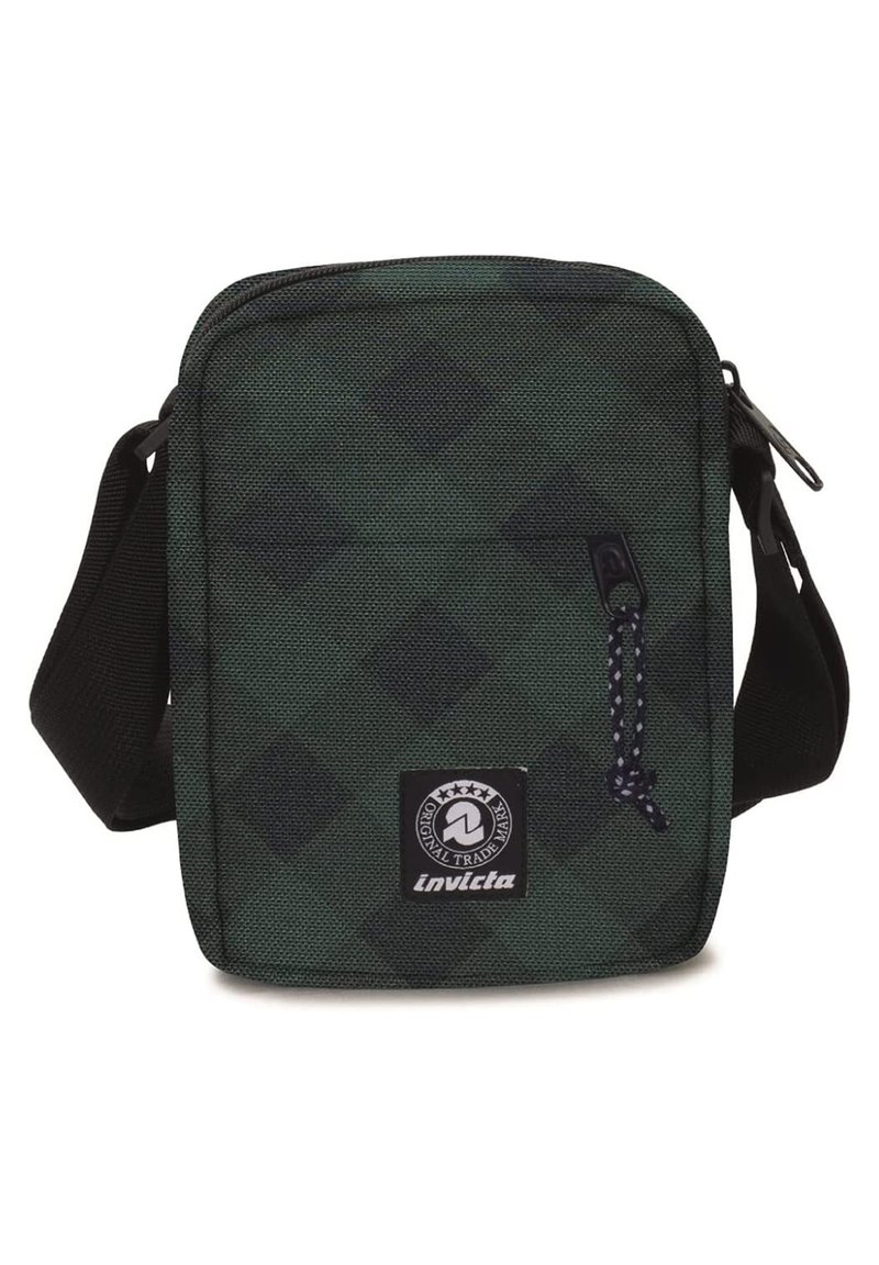 Borsa A Tracolla Invicta Unisex - Mini Shoulder Bag In Poliestere - Zip E Tasca Frontale - Design Moderno - Foto 9