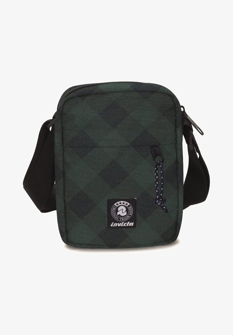 Borsa A Tracolla Invicta Unisex - Mini Shoulder Bag In Poliestere - Zip E Tasca Frontale - Design Moderno - Foto 9
