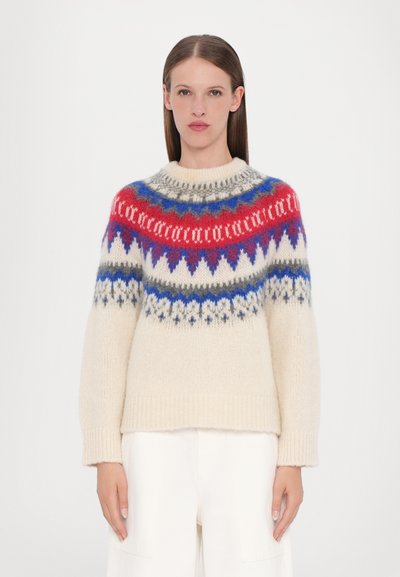 CLOSED CREW NECK LONG SLEEVE - Striktrøje - ivory
