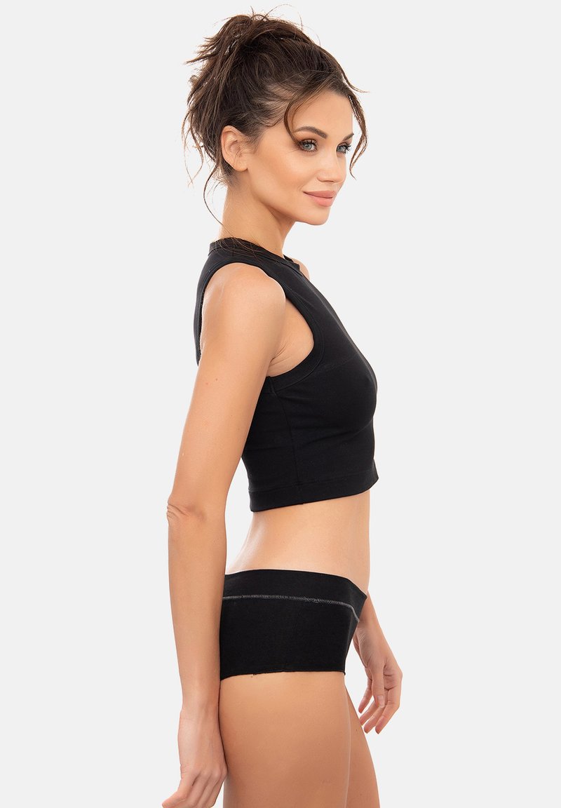 Damen T-Shirts | Evoni Top schwarz - PY59935 Damen T-Shirts | Evoni Top schwarz - PY59935