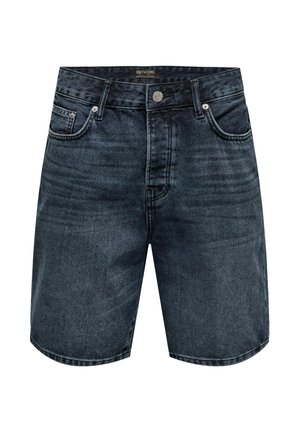 Only & Sons, Denim ONSEDGE Mid rise Straight Fit - Short en jean - blue black denim