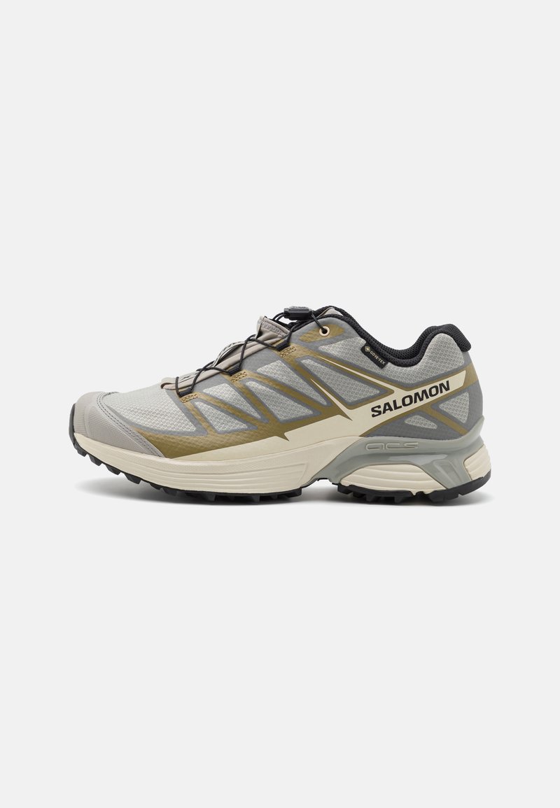 Salomon - XT-PATHWAY GTX UNISEX - Matalavartiset tennarit - ghost gray/almond milk/black, Suurenna