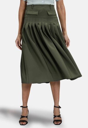 UTILITY STYLE - sukňa v tvare A - khaki