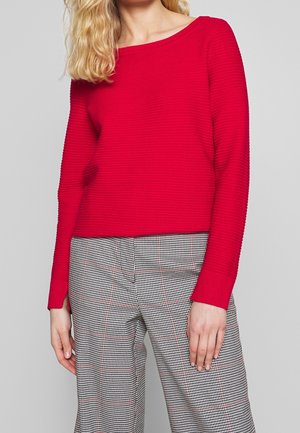 Strickpullover - red