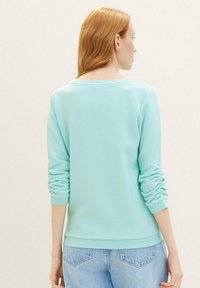 TOM TAILOR DENIM STRUCTURED - Sportska majica - pastel turquoise