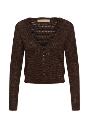 Culture, CUFAY CARDIGAN - Gilet - coffee bean