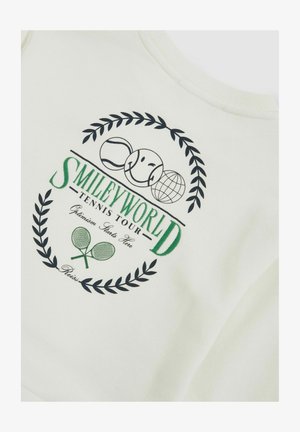 Reiss REISS SMILEYWORLD | REISS LOGO SWEATSHIRT UNISEX FIT - Športni pulover - white