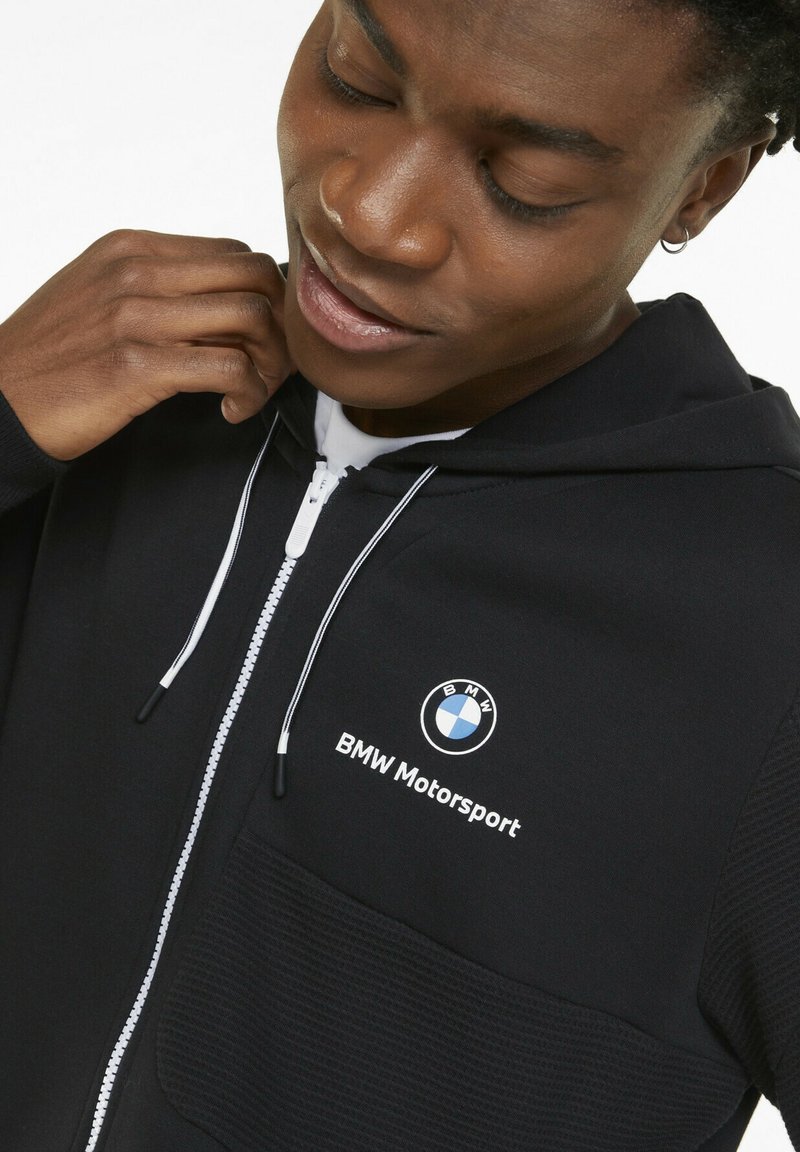 Puma PUMA BMW M MOTORSPORT - Zip-up sweatshirt - cotton black/black -  Zalando.de