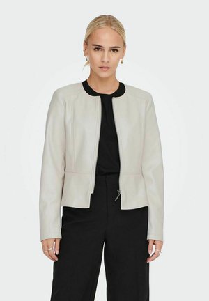 ONLY ONLSARAMY JACKET - Keinonahkatakki - pumice stone