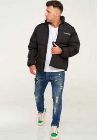 Jack & Jones VESPER PUFFER - Winterjacke - black