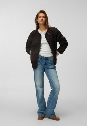 Vero Moda TEDDY JACKET VMKIMBERLY JACKET - Fleecejakke - chocolate torte