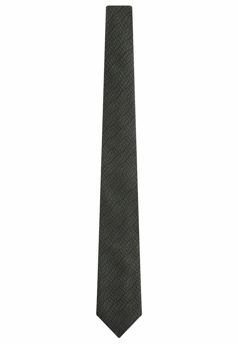 Next REGULAR - Cravate - black dark green