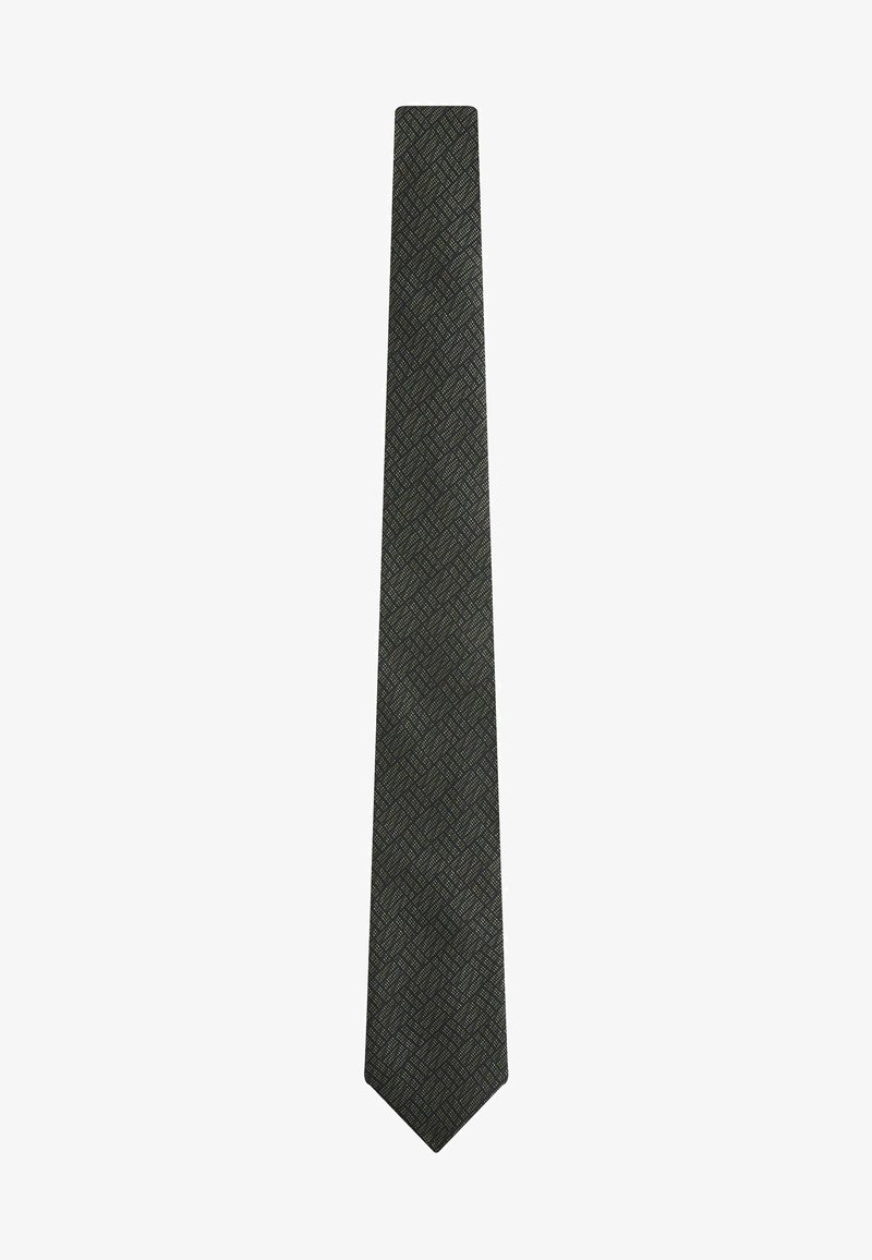 Next REGULAR - Cravate - black dark green