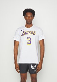 Nike Performance NBA LOS ANGELES LAKERS LEBRON JAMES TEE - Roupa de discoteca - white