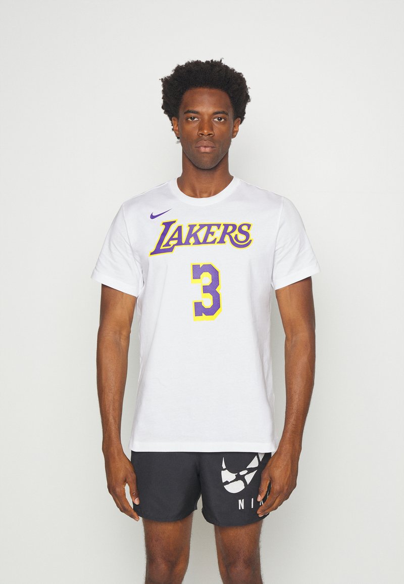 Nike Performance NBA LOS ANGELES LAKERS LEBRON JAMES TEE - Roupa de discoteca - white