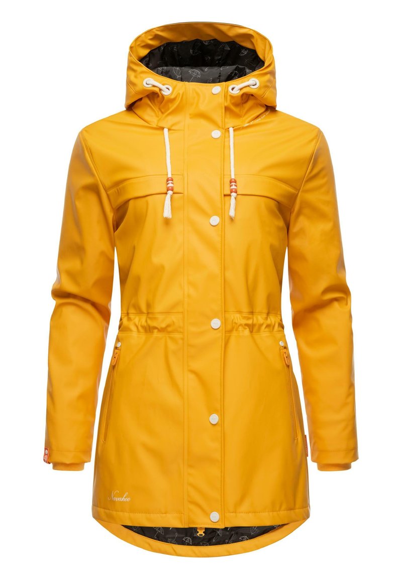 Navahoo - RAINY FOREST - Regenjacke / wasserabweisende Jacke - amber yellow, Vergrößern