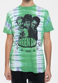 Paradiso Clothing GREEN DAY TRIO BAND UNISEX - Print T-shirt - green