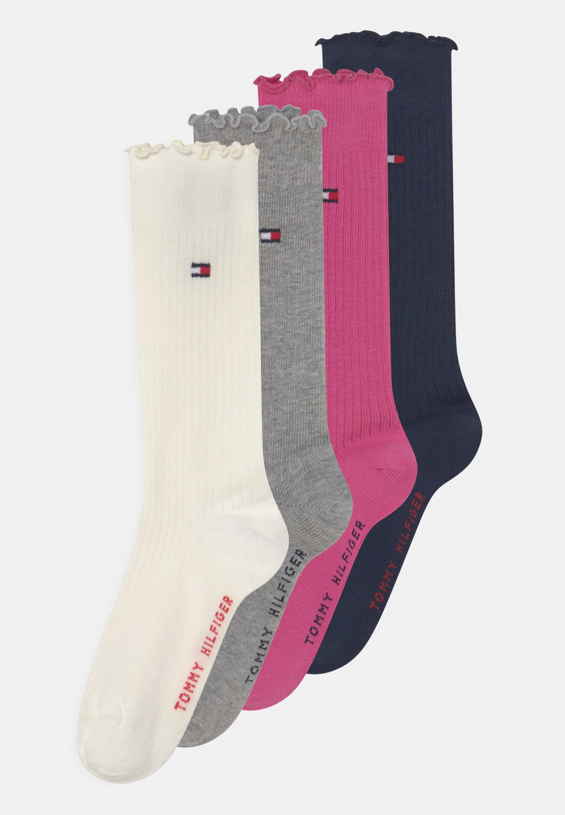 Tommy Hilfiger Ruffle Slouchy Girl/'s Socks Calzino Classico Unisex-Bambini