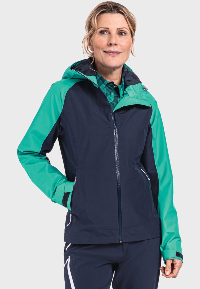 Veste De Pluie Femme PONCEAU - Imperméable 5000-10000 Mm, Coupe-vent, Respirante - Légère Avec Capuche Réglable